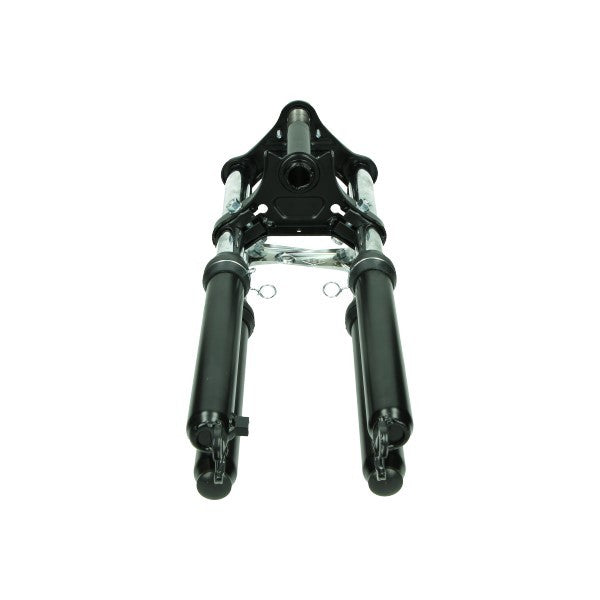 voorvork EBR kort breed dubbel compleet 56cm zwart puch maxi