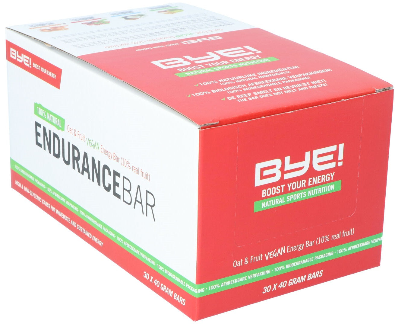 BYE! Endurance bar caramel / himalaya salt - 40 gram (doos à 30 stuks)