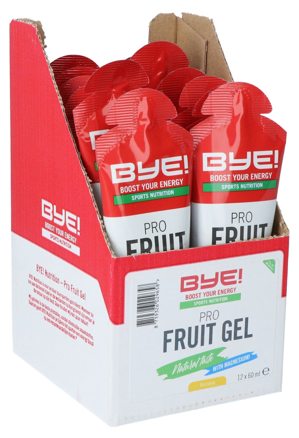 BYE! Pro Fruit gel banana - 60 ml (doos á 12 stuks)