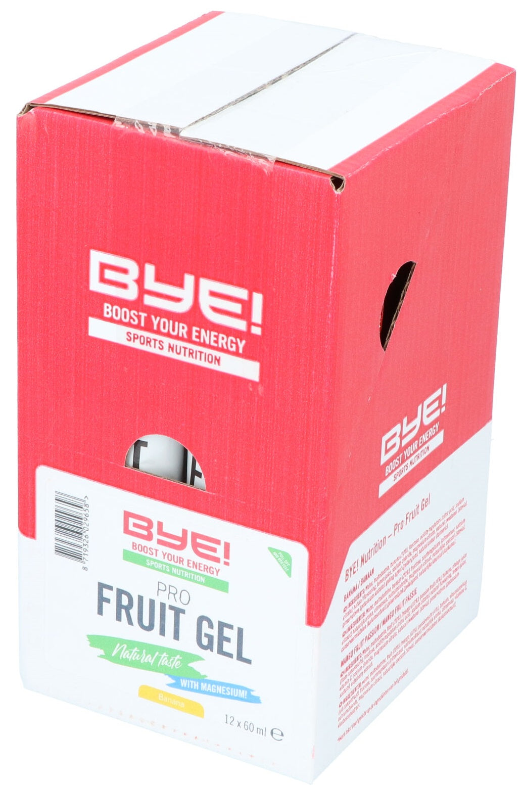 BYE! Pro Fruit gel banana - 60 ml (doos á 12 stuks)