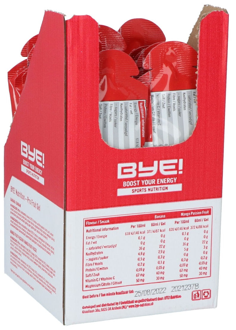 BYE! Pro Fruit gel banana - 60 ml (doos á 12 stuks)
