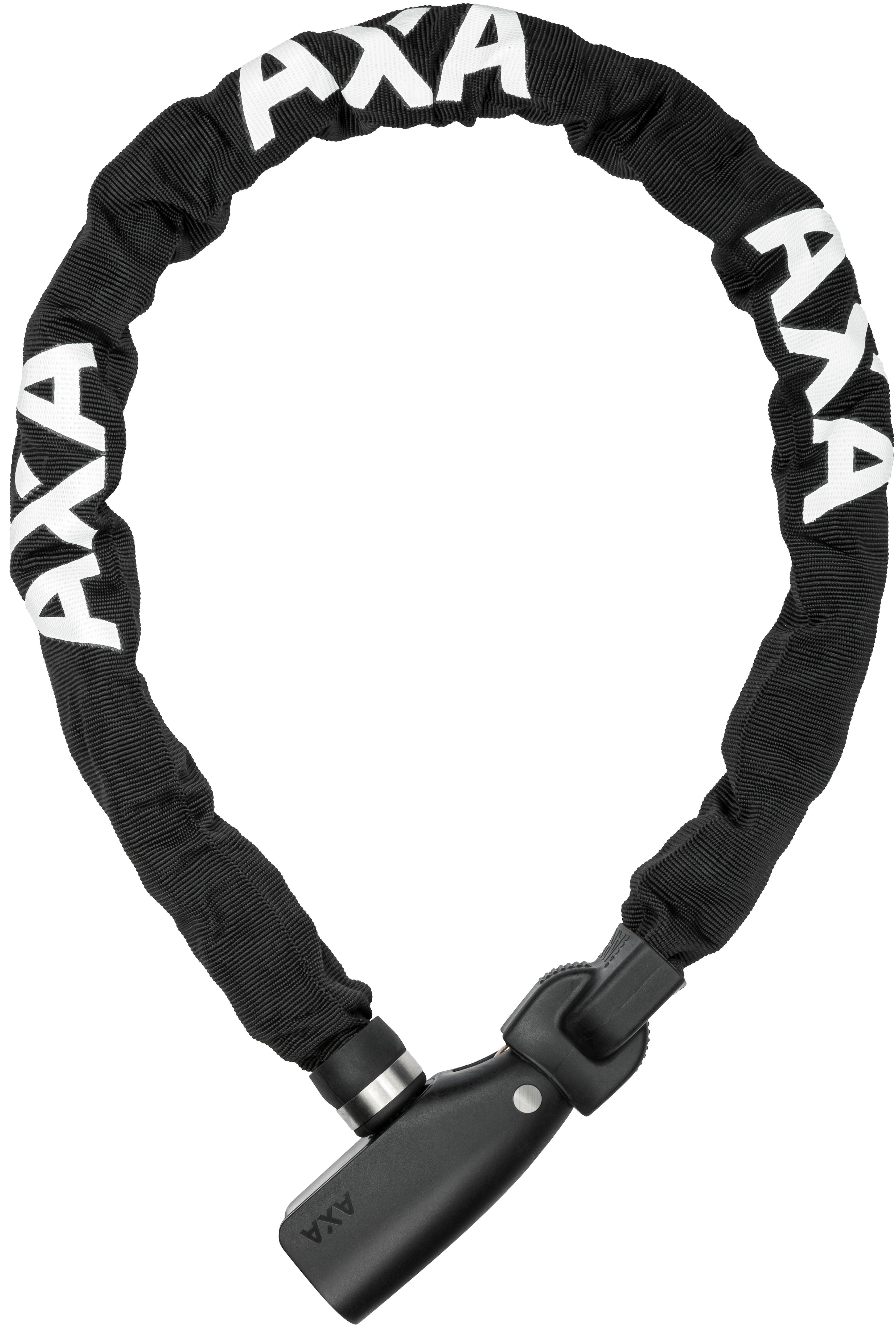 Kettingslot Axa Absolute 5-110 met polyester hoes - zwart