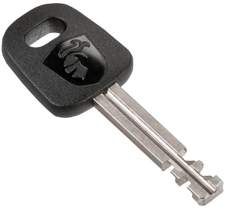 Kettingslot Axa Absolute 9-90 met polyester hoes - zwart