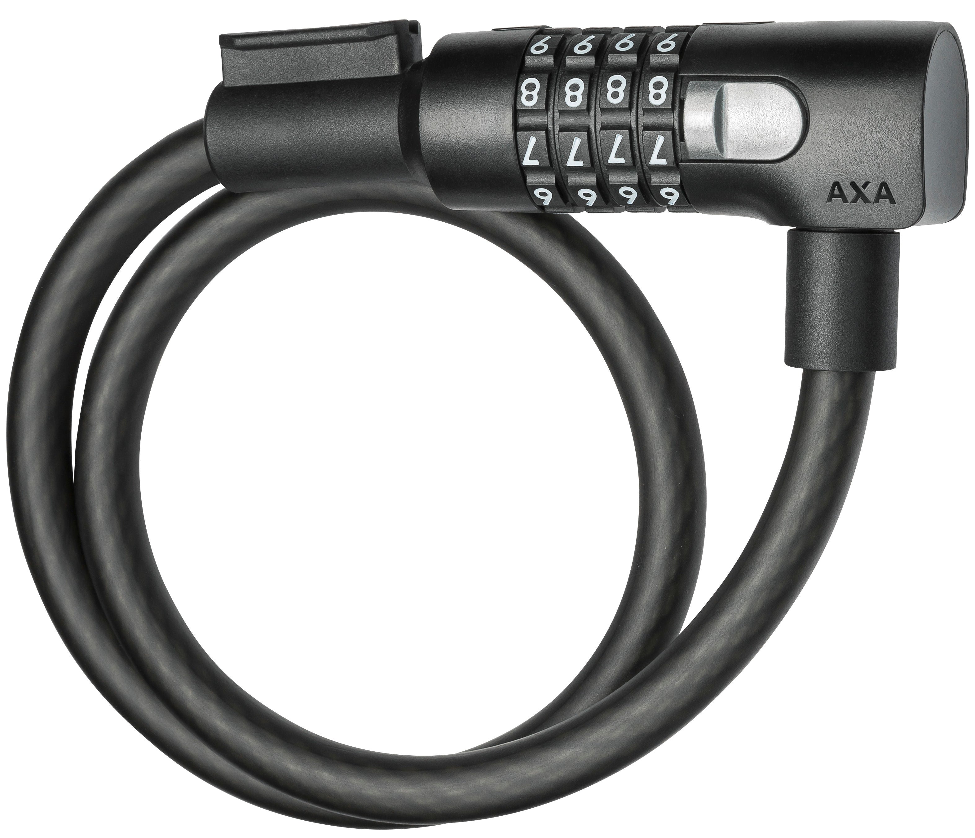 Kabelslot Axa Resolute C12-65 code - zwart