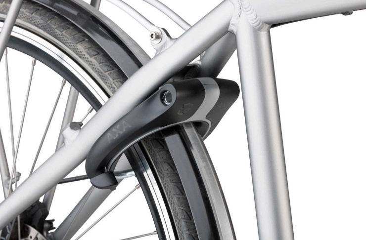 Ringslot Axa Victory Retractable met uitneembare sleutel - grijs/zwart