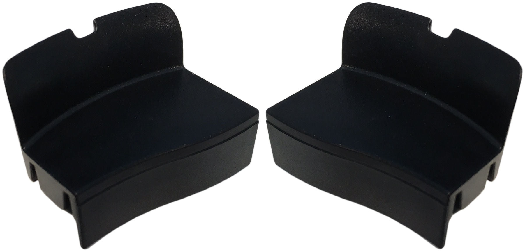 Afdekkapjes voor Axa Defender - zwart (set)