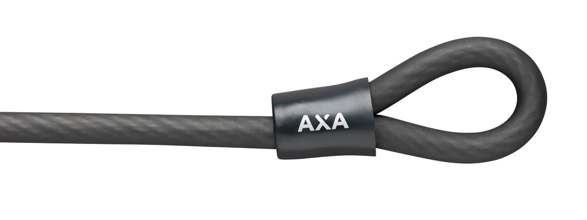 Slotkabel Axa Double Loop 120/10 - zwart