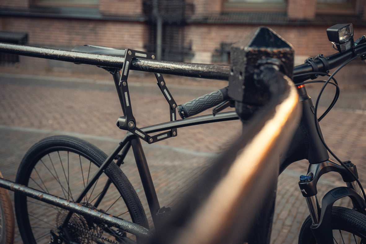 Vouwslot Axa Fold 100 Lite - zwart