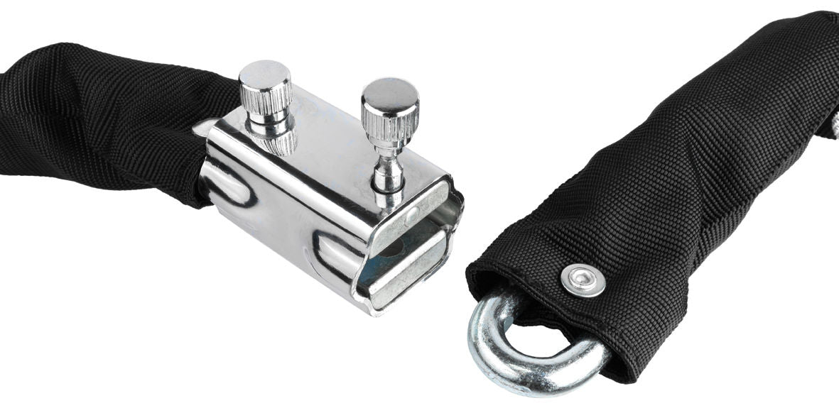 Kettingslot Axa Hawk 100/8 met polyester hoes - zwart