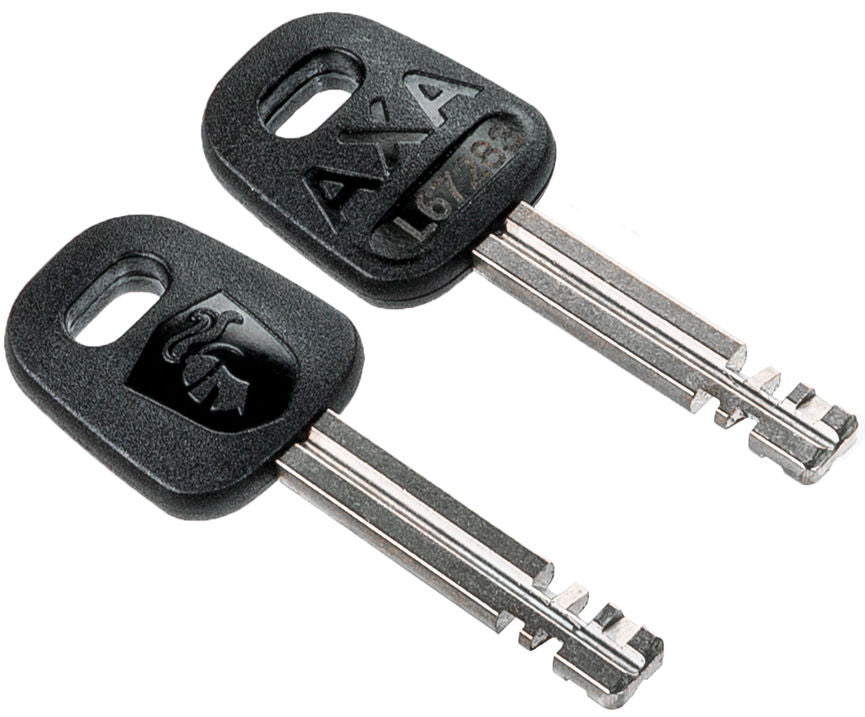 Kettingslot Axa Linq 180/9.5 met polyester hoes - zwart