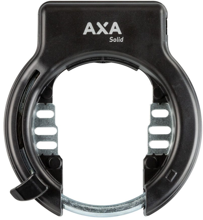 Ringslot Axa Solid Retractable met uitneembare sleutel - zwart