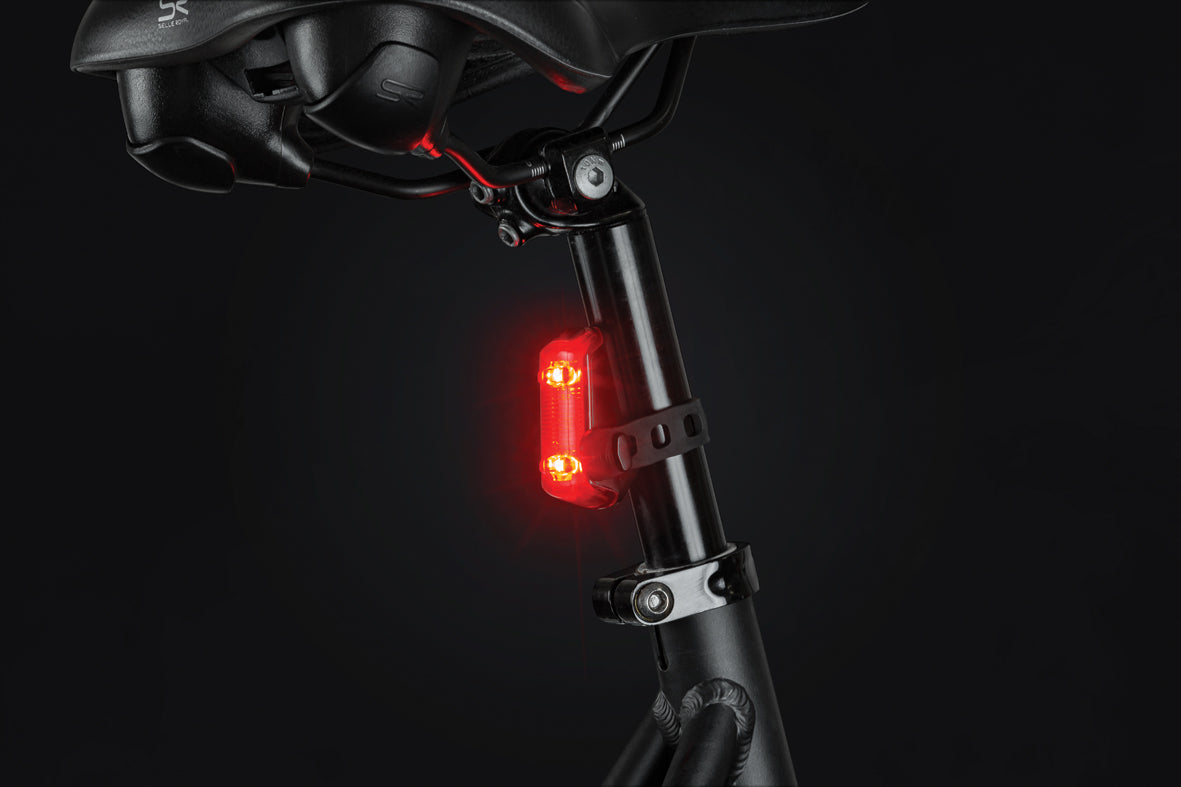 Achterlicht met remlicht Axa Dwn Rear Brake Light 1 Lux USB-C oplaadbaar