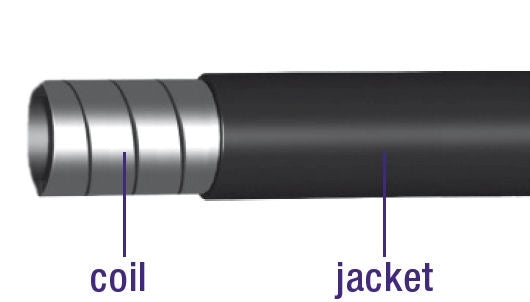 Rem buitenkabel Elvedes zonder voering ø5mm / 10 meter - zwart (rol)