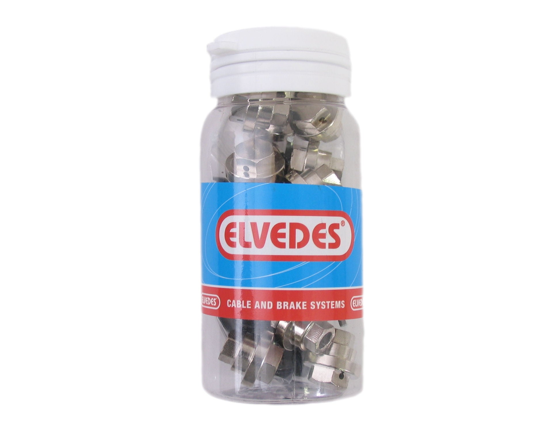 Schroefnippels met E-caps Elvedes rollerbrake BR-IM81/80/55/45 - messing (15 stuks)