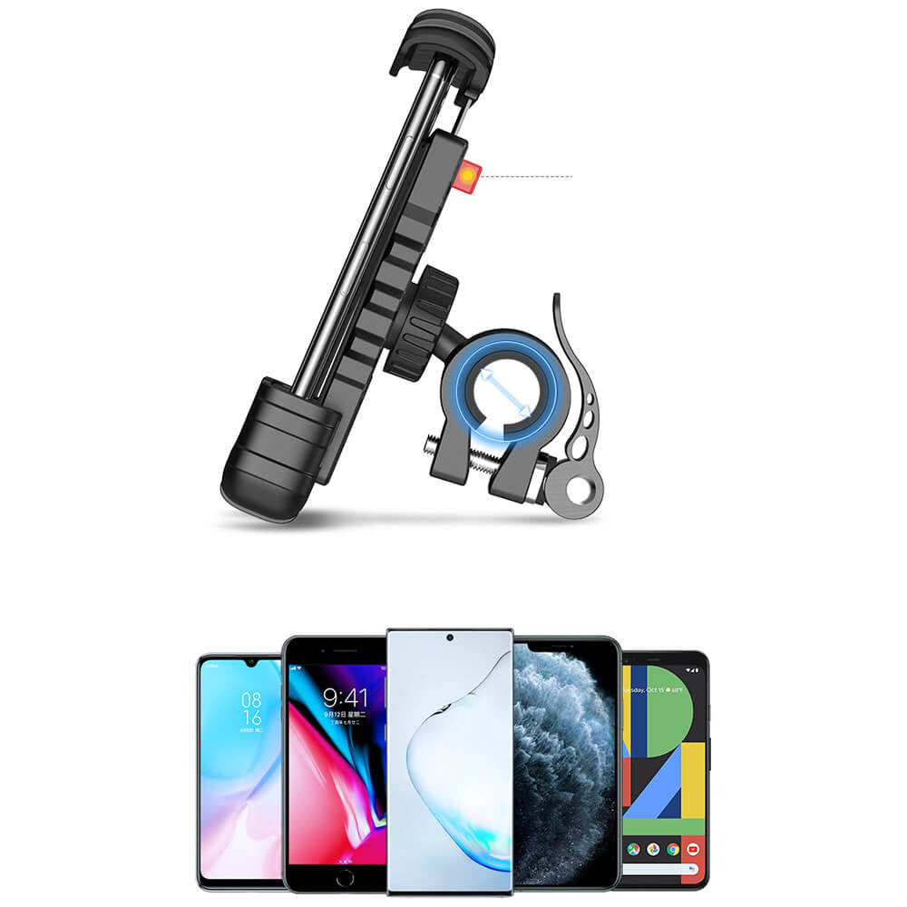 Telefoonhouder Lamicall BM02 4.7" - 6.8" - zwart