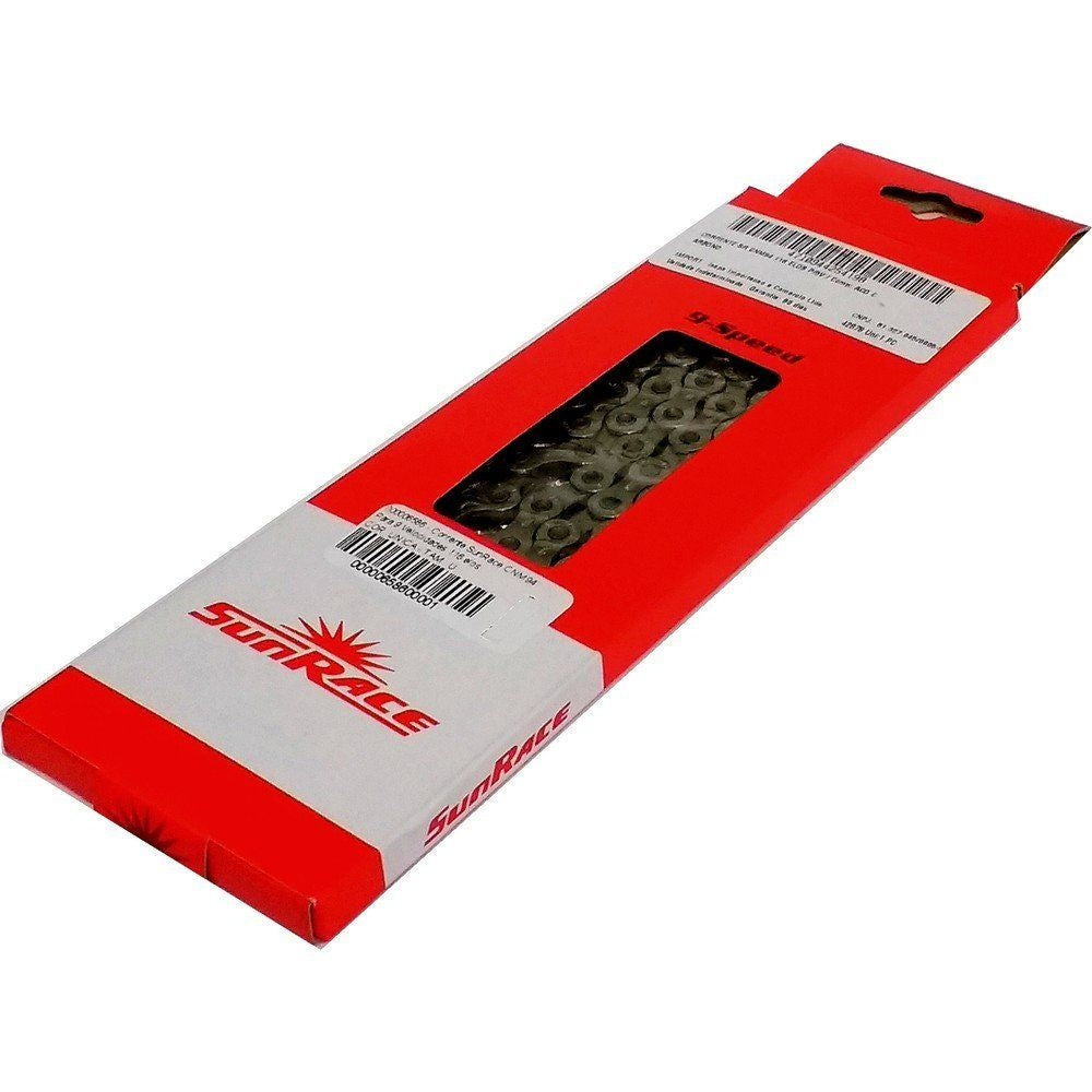 Ketting 9 speed Sunrace CNM94 - grijs