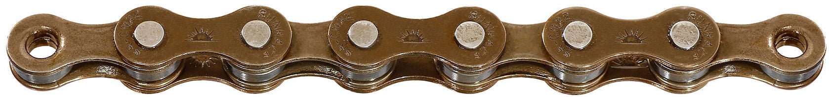 Ketting 5/6 speed Sunrace CNM22 IH Dacromet 112 links - zwart