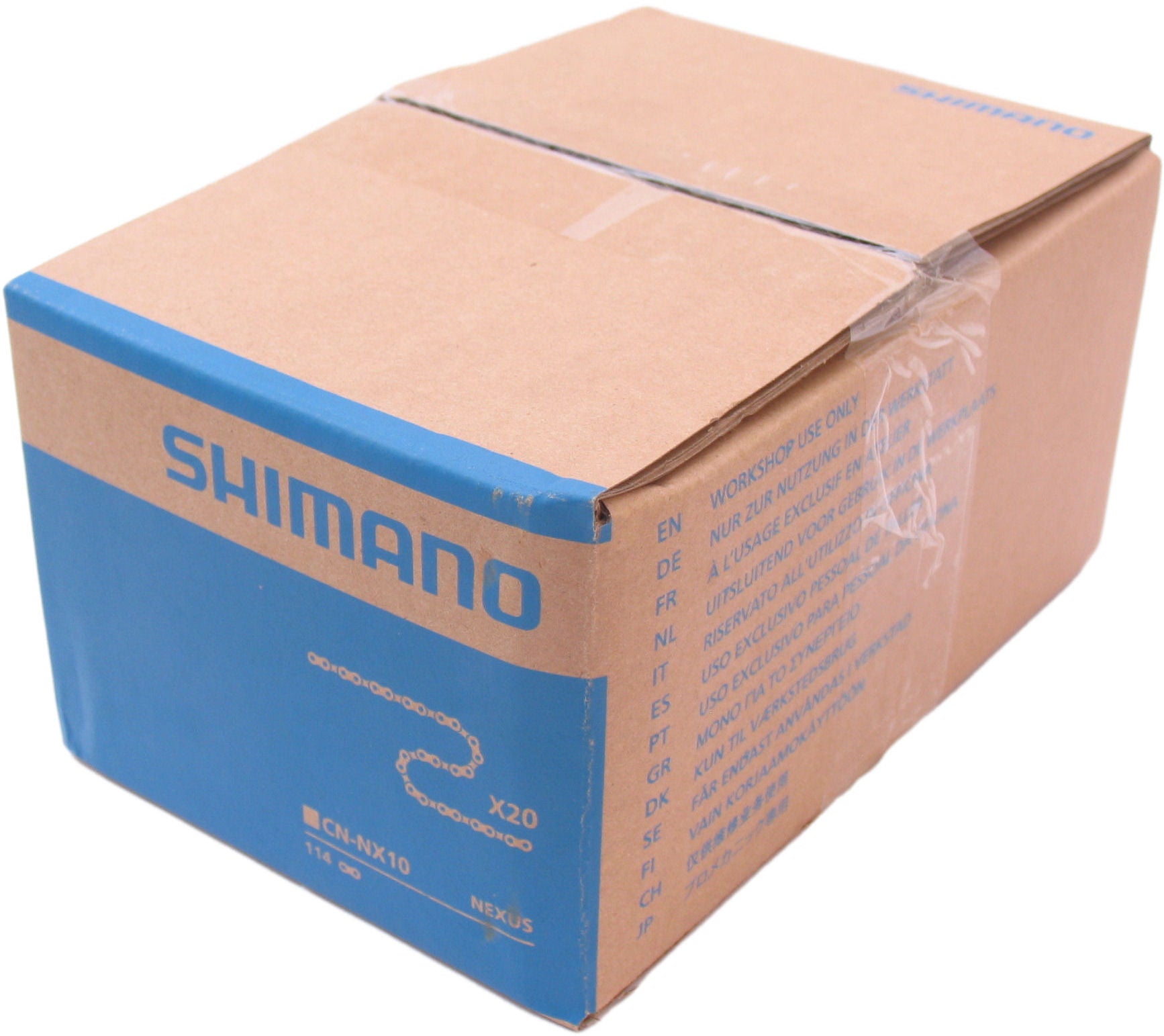Ketting Shimano Nexus NX10 1/2" x 1/8" 114 schakels - anti roest (werkplaatsverpakking á 20 stuks)