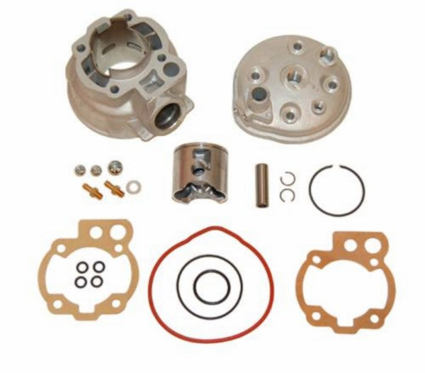 cilinder met kop airsal aluminium nikasil 48mm minarelli am6