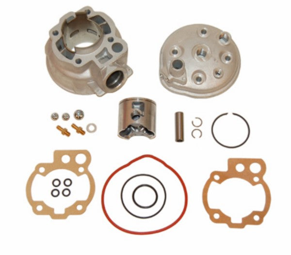 cilinder met kop airsal aluminium nikasil 50mm minarelli am6