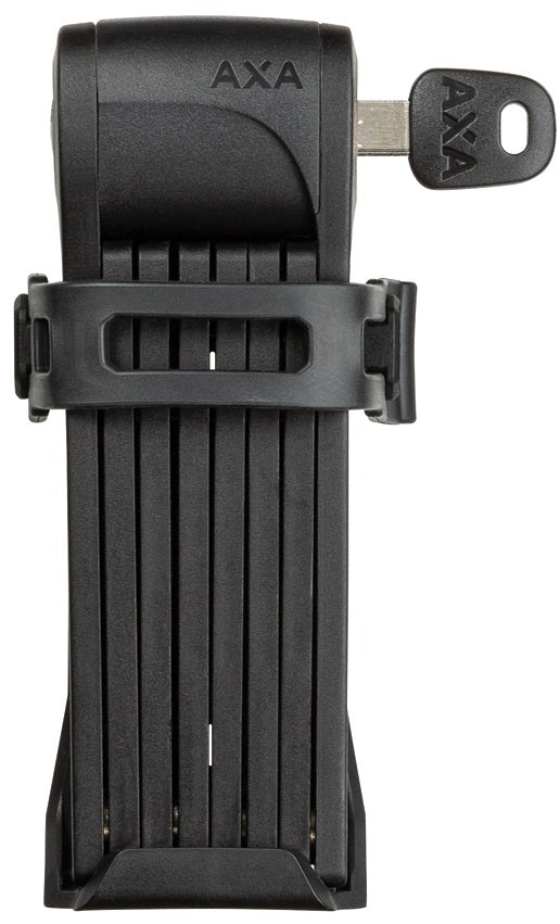 Vouwslot Axa Fold 80 Lite Duo Pack met gelijksluitende sleutels - zwart