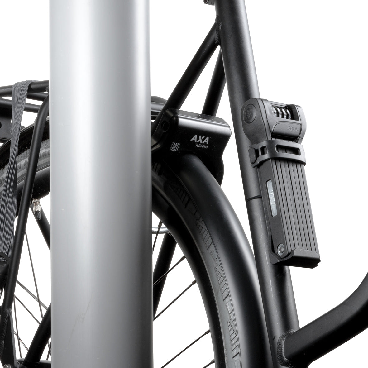 Vouwslot Axa Fold Lite C100 - zwart