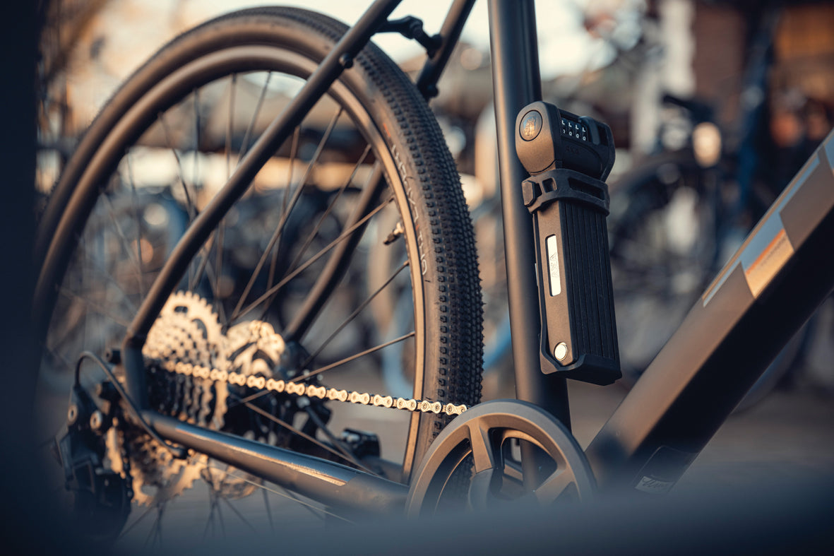 Vouwslot Axa Fold Lite C100 - zwart