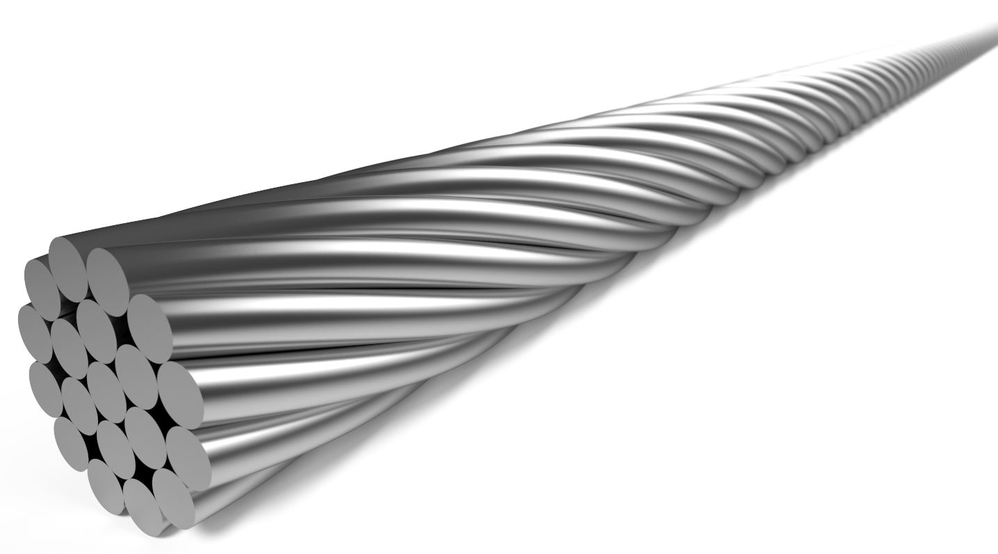 Rem binnenkabel Elvedes 3000 mm 1 x 19 draads RVS ø1,5mm met T-nippel ø7 x 6mm (doos à 50 stuks) - Zilver