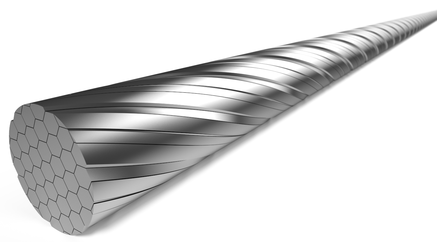 Schakel binnenkabel Elvedes 2250 mm 7 ×7 draads RVS ø1,1mm met N-nippel ø4.5 × 4.5mm - Zilver