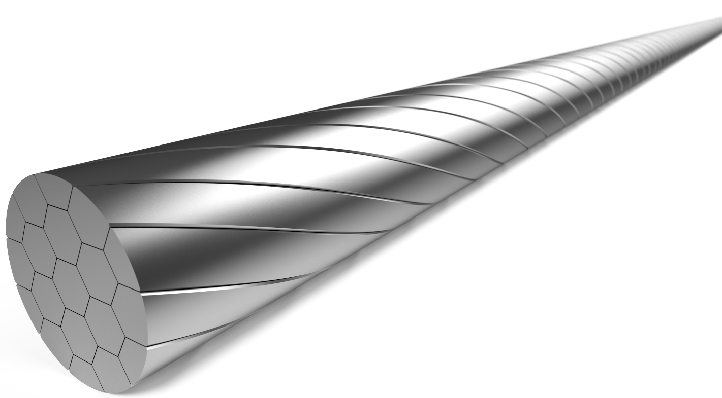 Schakel binnenkabel Elvedes 2250mm 1×19 draads RVS Slick ø1,1mm met N-nippel ø4,5 × 4,5