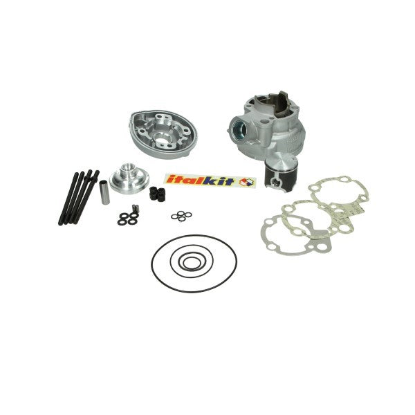 cilinder met kop Italkit aluminium nikasil Gilardoni 74cc minarelli am6 ck.44.761.gr2