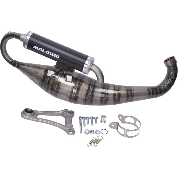 uitlaat malossi testa rossa 94cc 52mm zwart minarelli hor 3219163