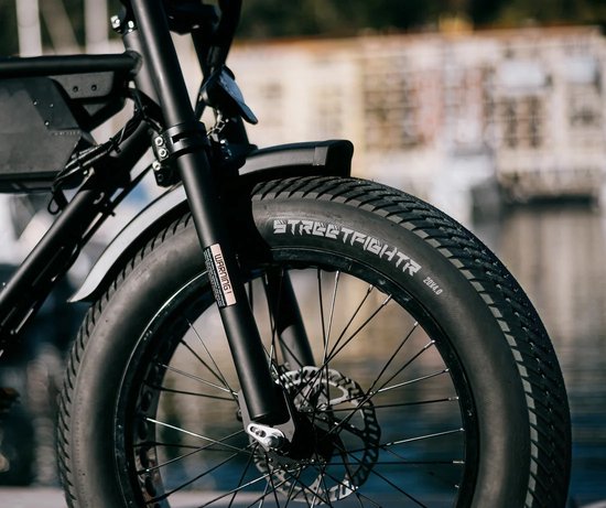 Fatbike Buitenband - Set 2stuks URBAN CITY STREETFIGHTER 20” FatBike Buitenbanden Inclusief Binnenbanden 20 x 4.0 inch ERTRO 100-406 20x4.0 Fat bike banden 20inch - Ouxi – Knaap – Phatfour – Super73 - Zwart