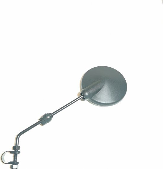 TopTier Parts - spiegel + klem bromfiets/ fatbike zwart