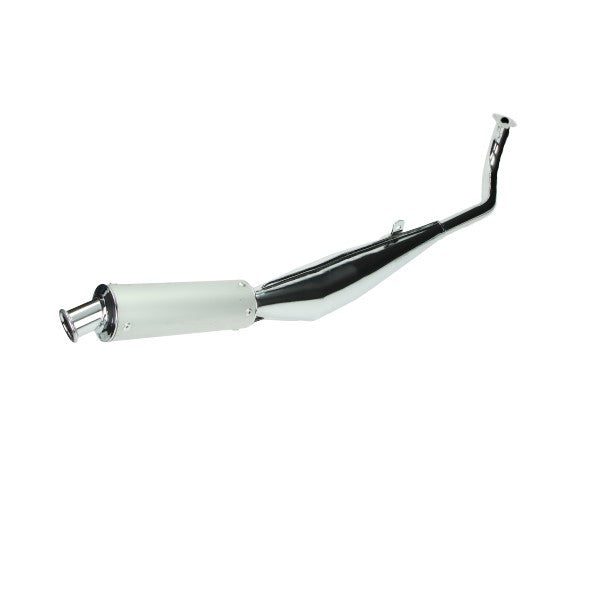 uitlaat bullet expansie (made in EU) 28mm chroom/alu a3, Tomos A35