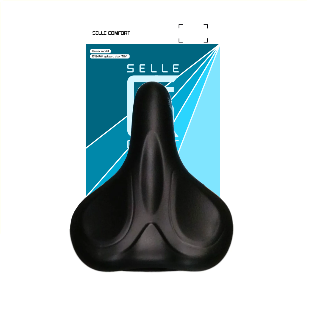 FC1501B Zadel E-bike zwart