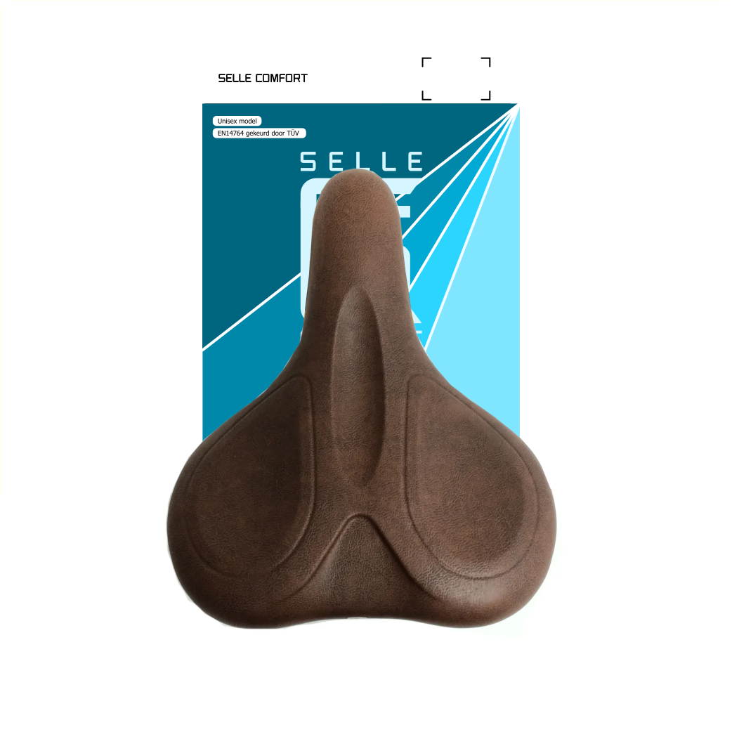 FA1401C Zadel E-bike bruin