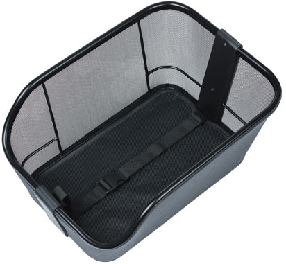 Fietsmand Basil Cento Tech Fiber WSL met bagagedragerbevestiging 21 liter 46 x 34 x 25 cm - solid zwart