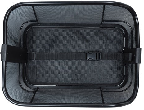 Fietsmand Basil Cento Tech Fiber WSL met bagagedragerbevestiging 21 liter 46 x 34 x 25 cm - solid zwart