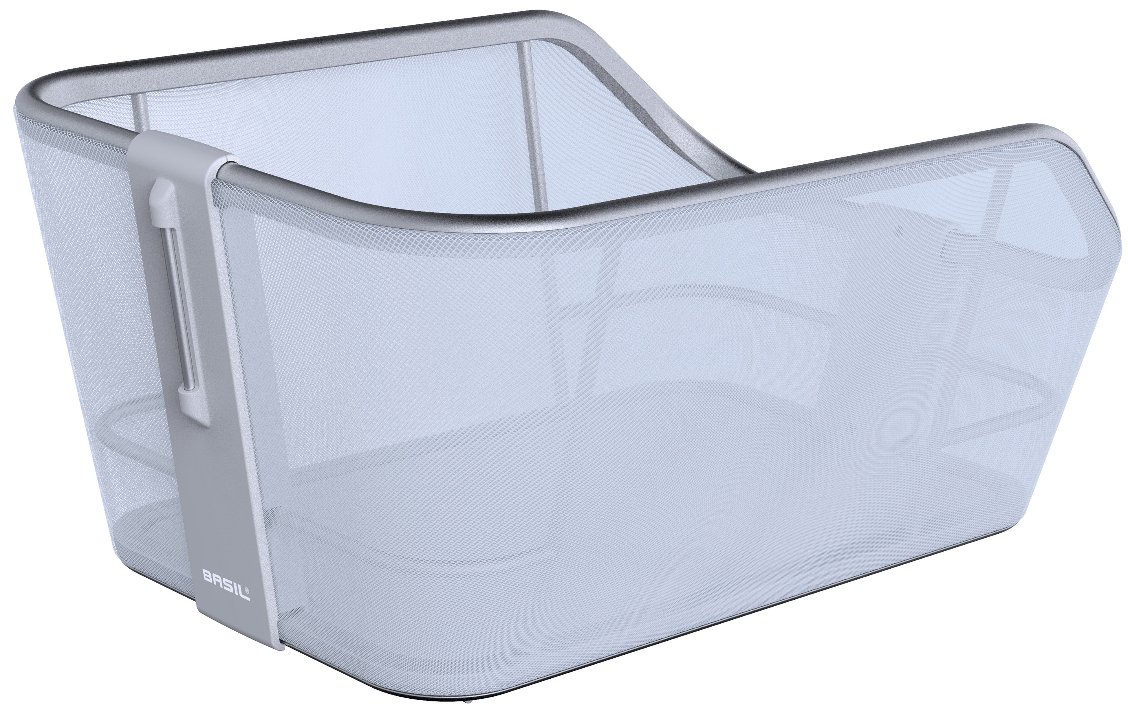 Fietsmand Basil Cento Tech Fiber WSL met bagagedragerbevestiging 21 liter 46 x 34 x 25 cm - solid zwart