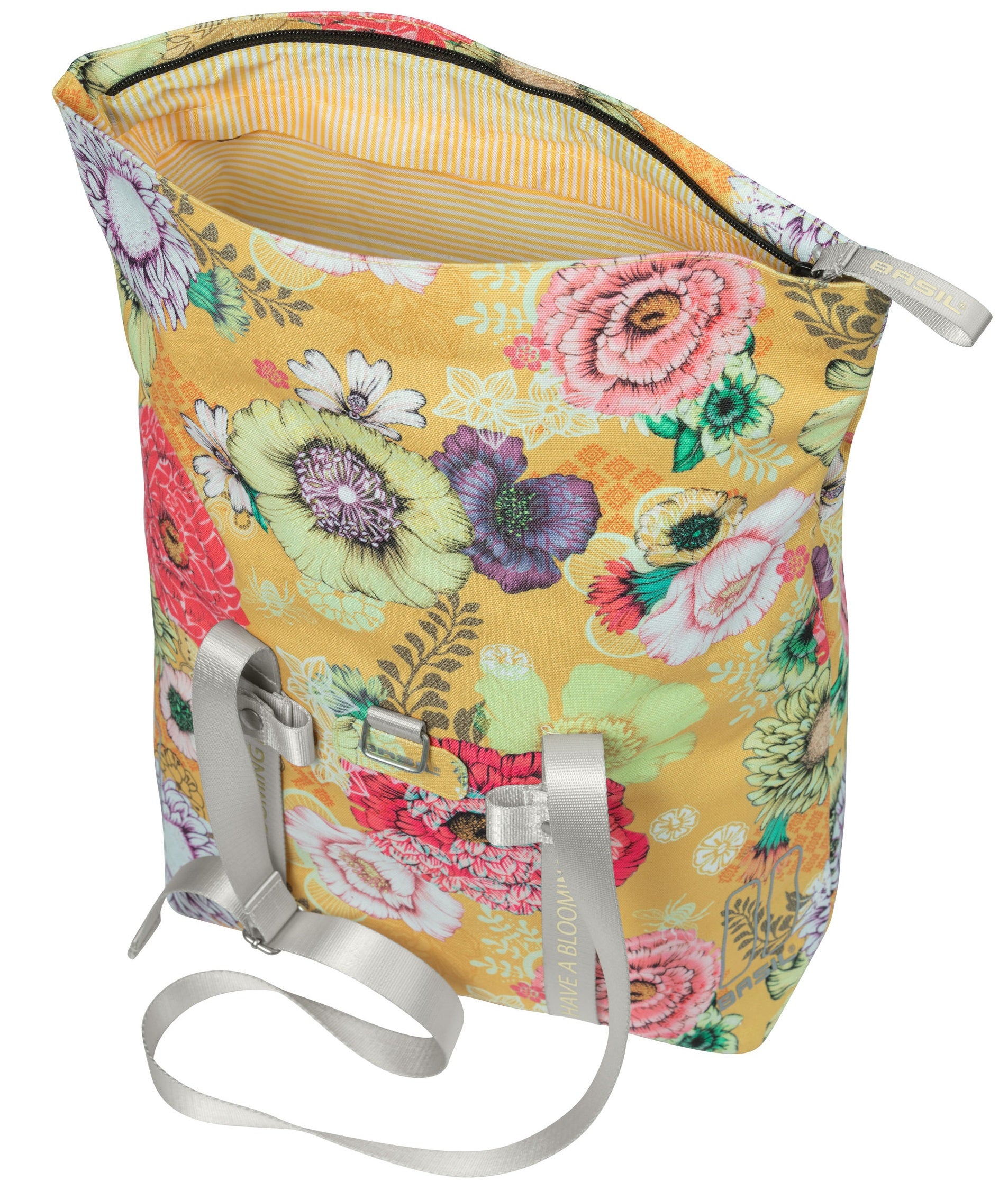Fietstas Basil Bloom Field Shopper 20 liter 30 x 15 x 38 cm - honey yellow