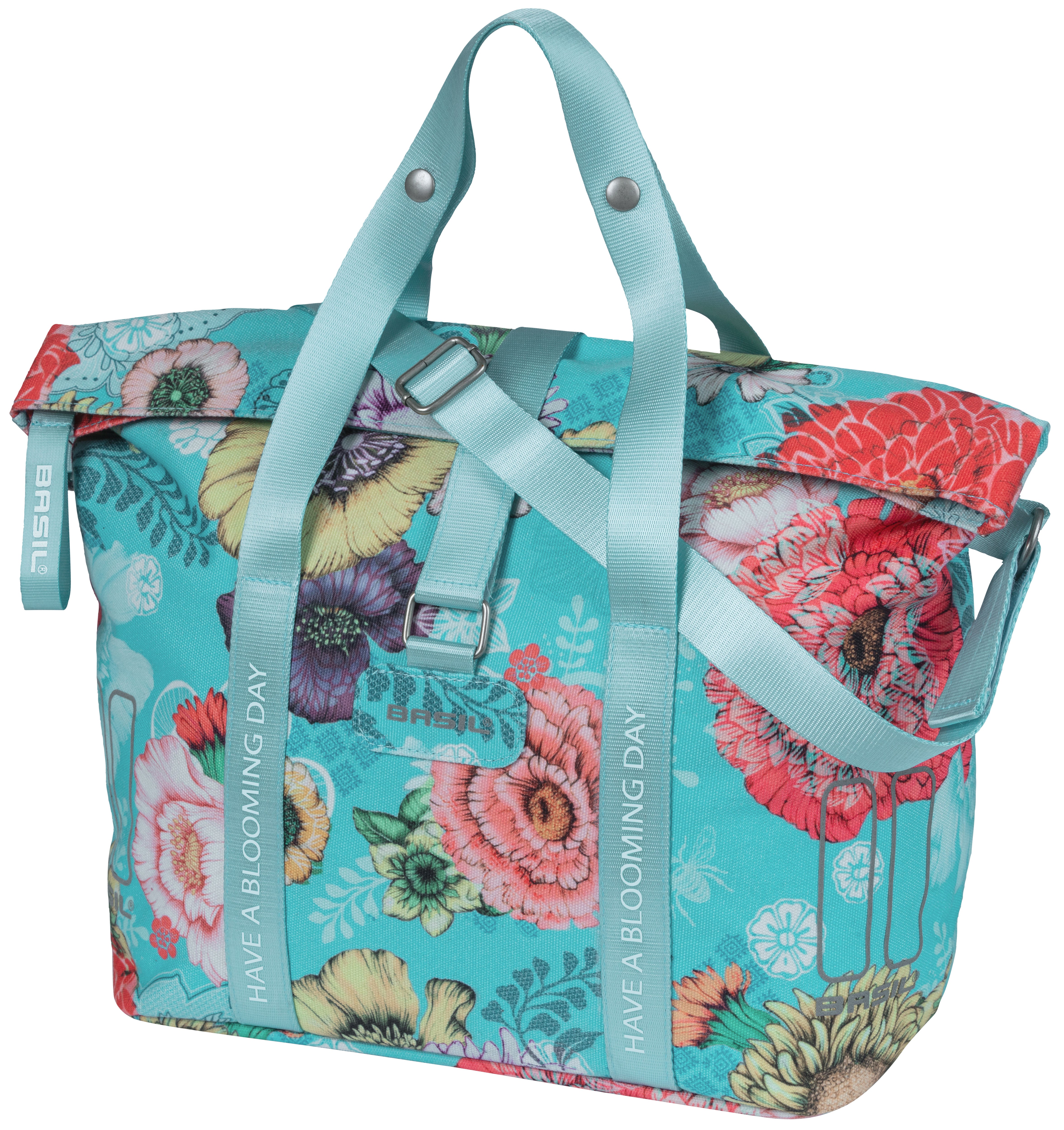 Stuurtas Basil Bloom Field KF-hook 11 liter 29 x 15 x 26 cm - honey yellow