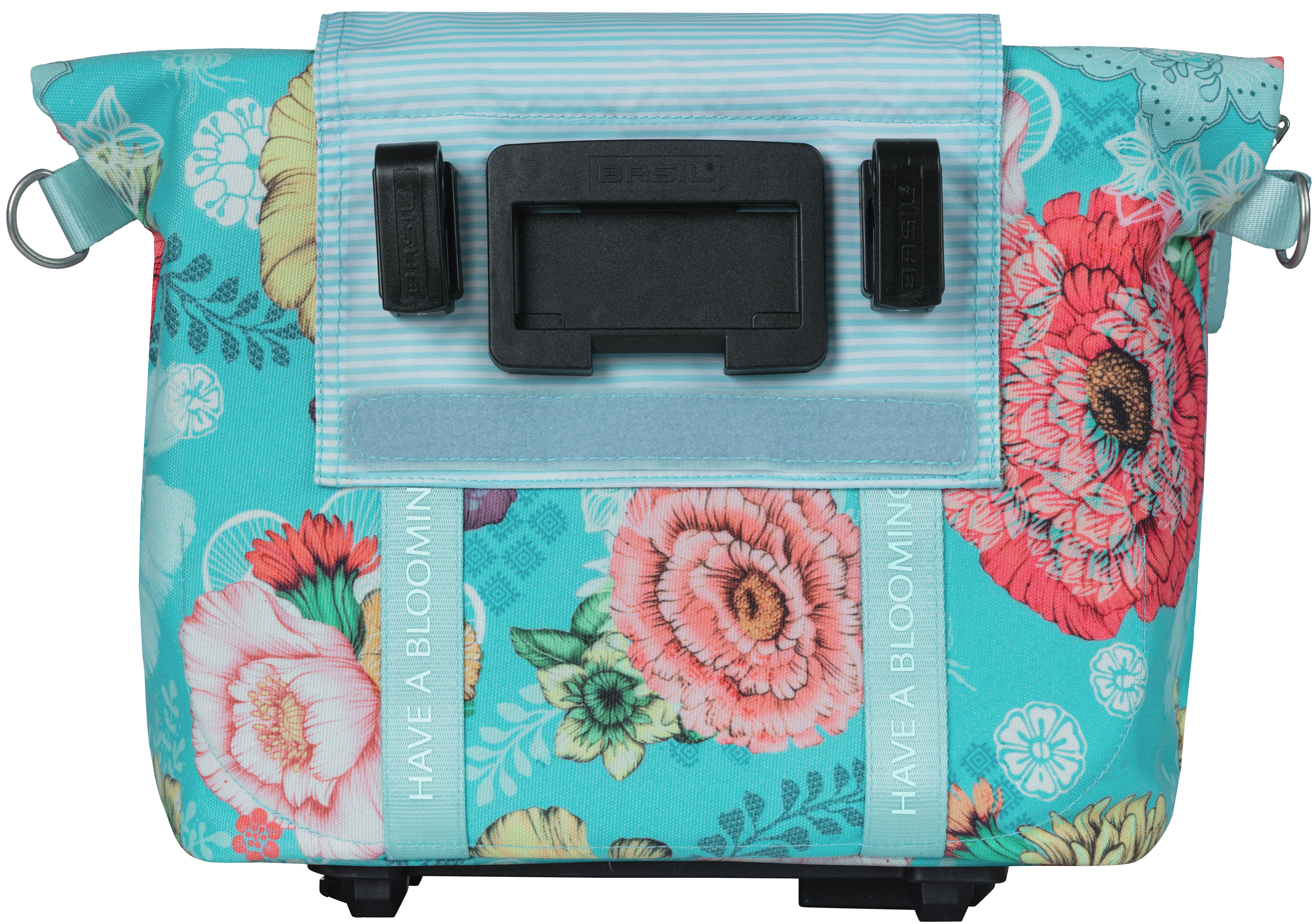 Fietstas Basil Bloom Field KF-hook MIK 11 liter 29 x 15 x 28 cm - sky blue