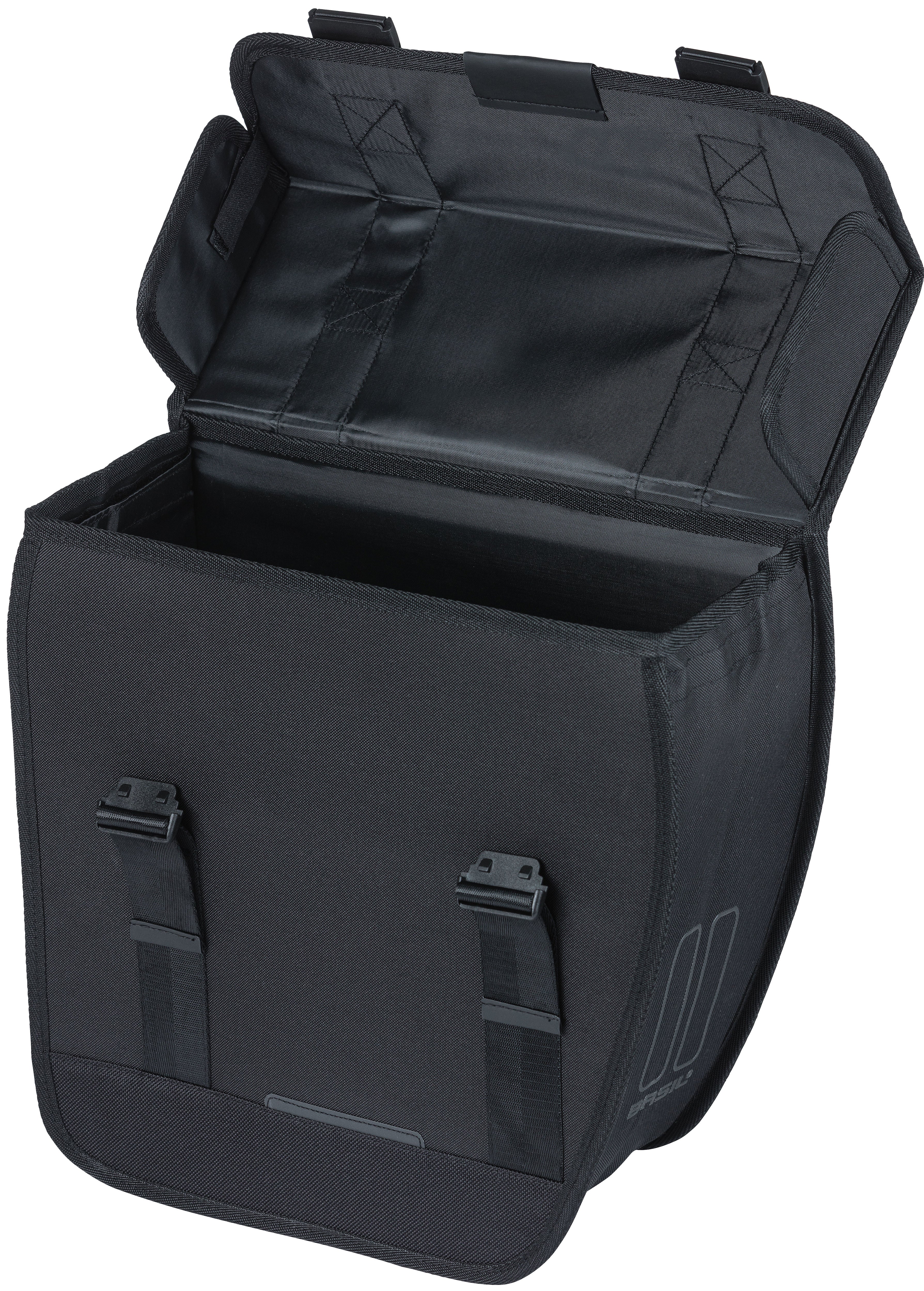 Fietstas Basil Tour Single Right 14 liter 34 x 14 x 34 cm - zwart
