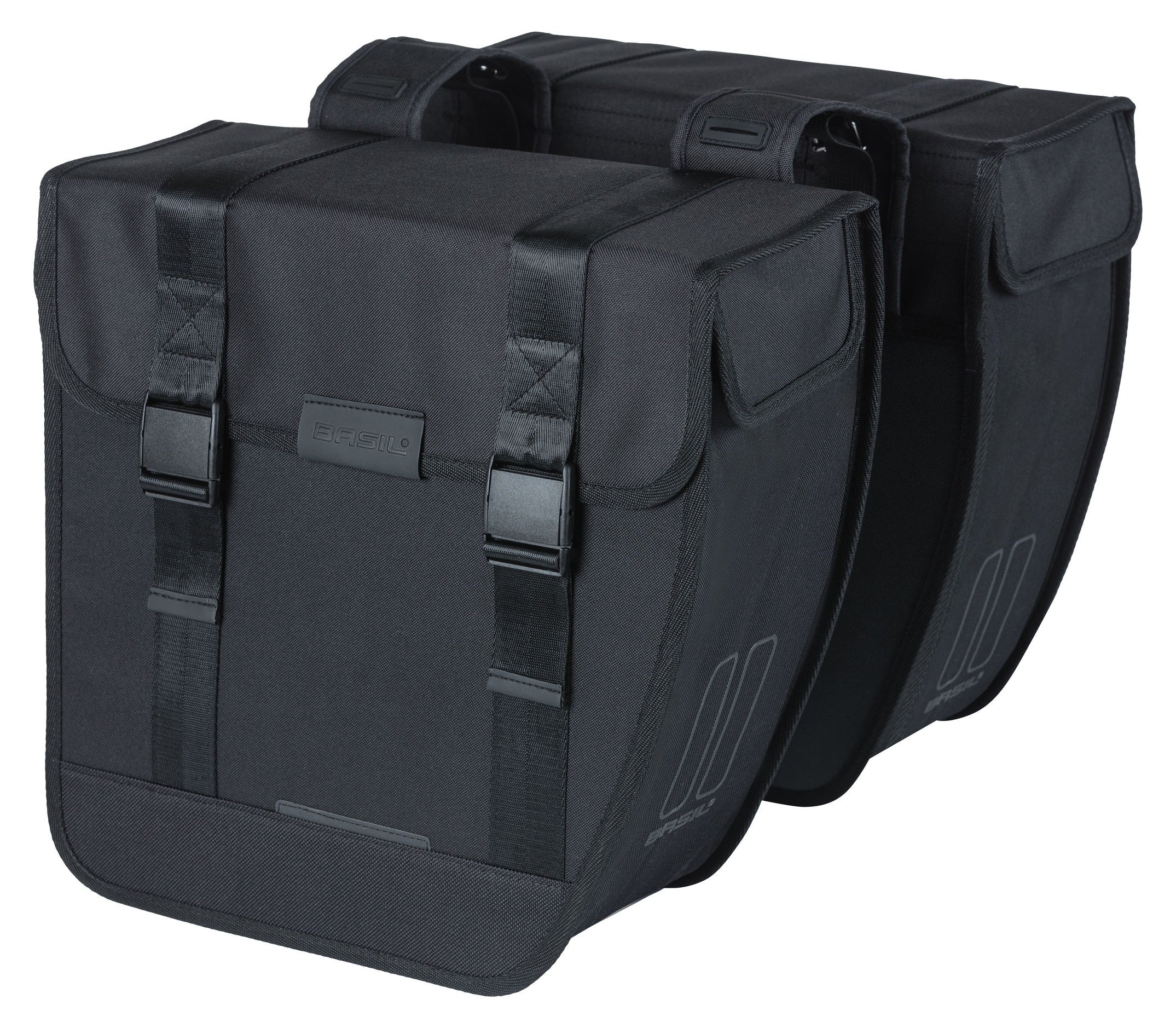 Dubbele fietstas Basil Tour Double XL 35 liter 34 x 14 x 35 cm - zwart