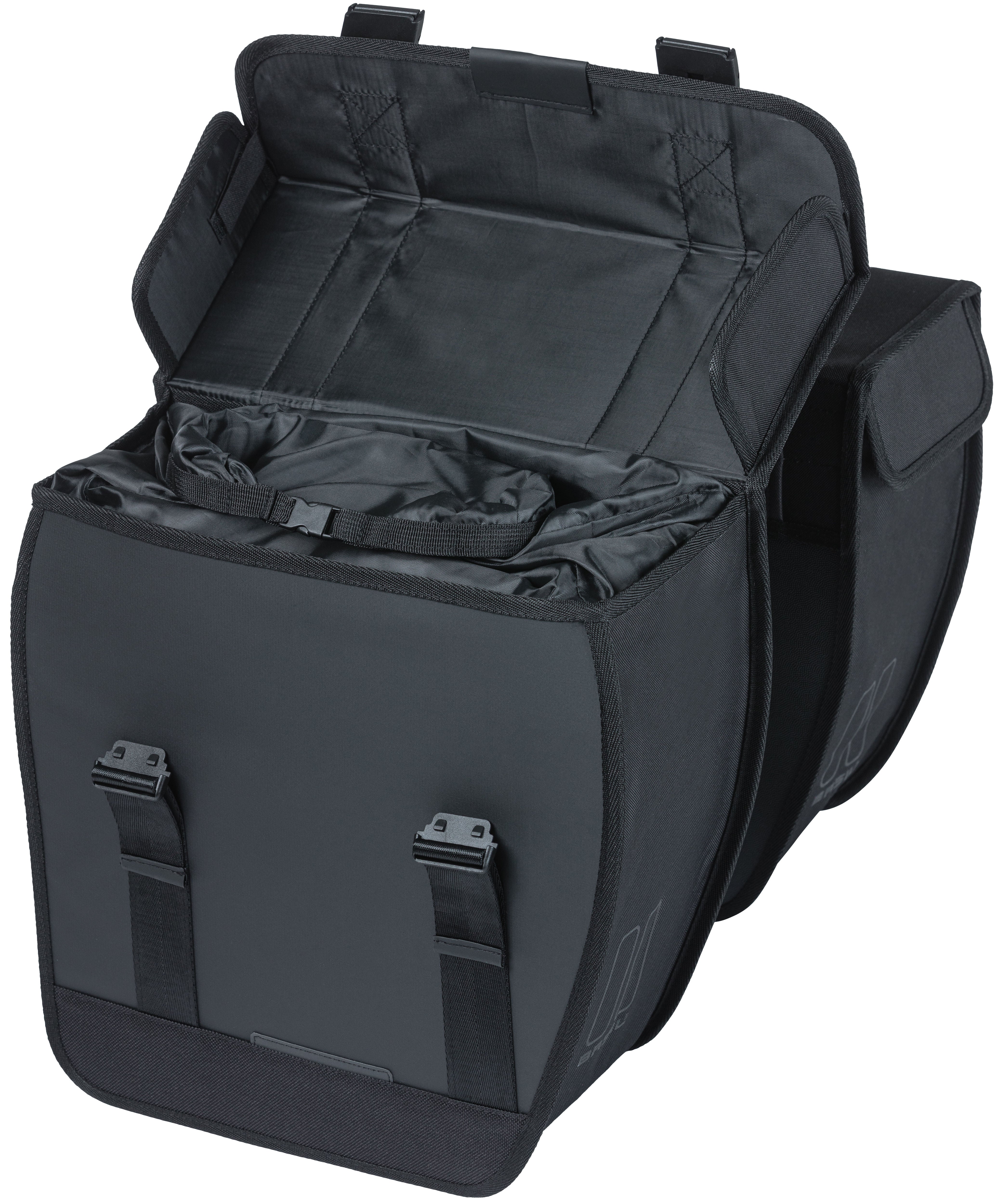 Dubbele fietstas Basil Tour Waterproof XL 35 liter 34 x 14 x 34 cm - zwart