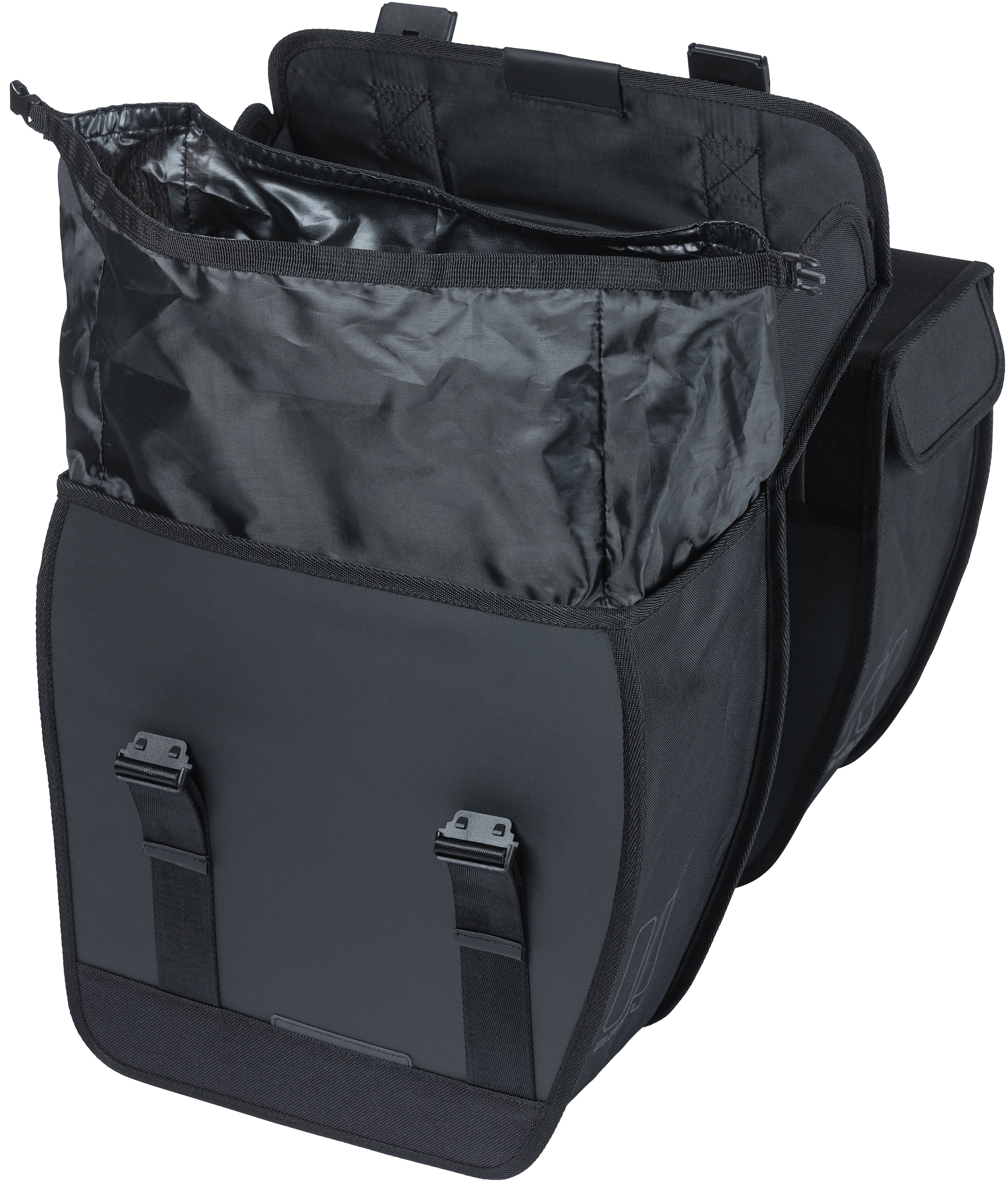 Dubbele fietstas Basil Tour Waterproof XL 35 liter 34 x 14 x 34 cm - zwart