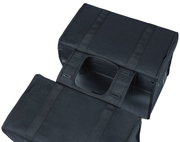 Dubbele fietstas Basil Kavan Eco Classic 58 liter 37 x 24 x 33 cm - zwart