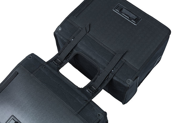 Dubbele fietstas Basil Kavan Eco Classic 58 liter 37 x 24 x 33 cm - zwart