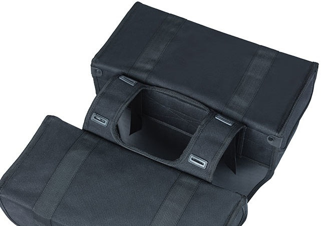 Dubbele fietstas Basil Kavan Eco Classic Rounded 46 liter 37 x 18 x 32 cm - zwart